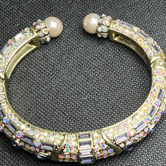 Heidi Daus "Lavish Layers" 6 PIECE SET Necklace, 3 Bracelet, Earrings, Ring - Picture 11 of 16